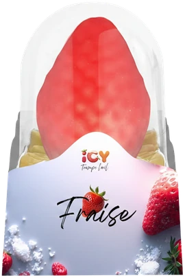 ICY Sorbet trompe-l’œil Fraise - 90 g